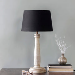 Buy Ellie Beige Wood Table Lamps Online