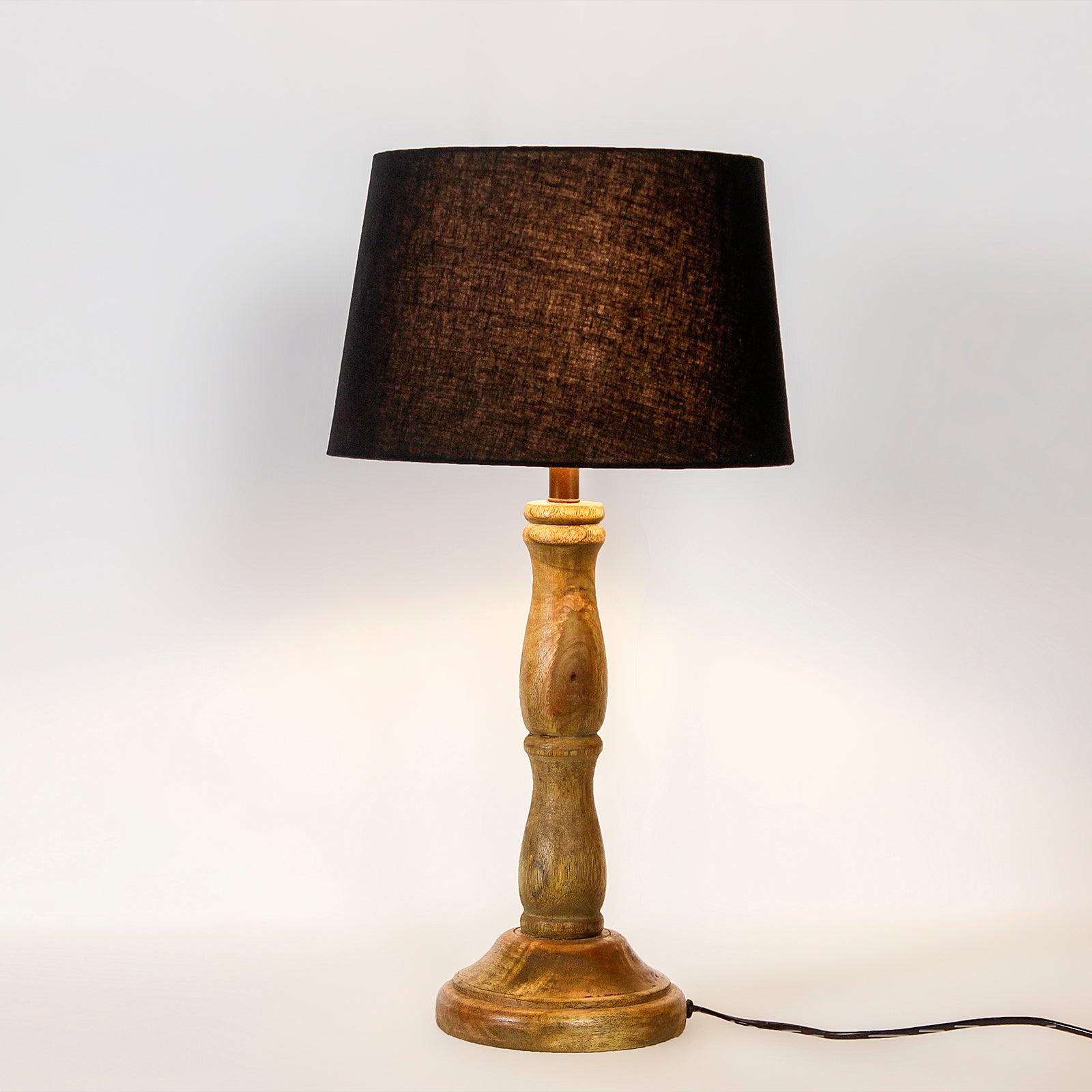 Charlotte Wood Table Lamp