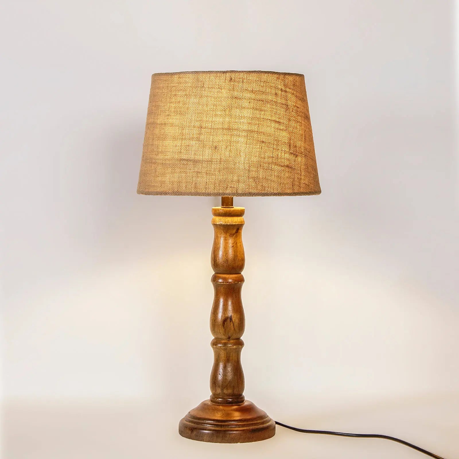 Cordelia Wood Table Lamp - Fabuliv