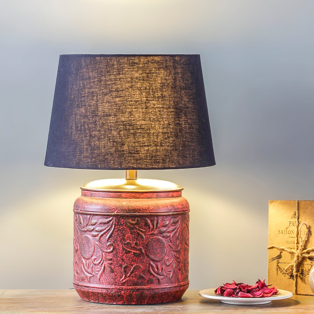 Buy Creote Vintage Red Table Lamp online