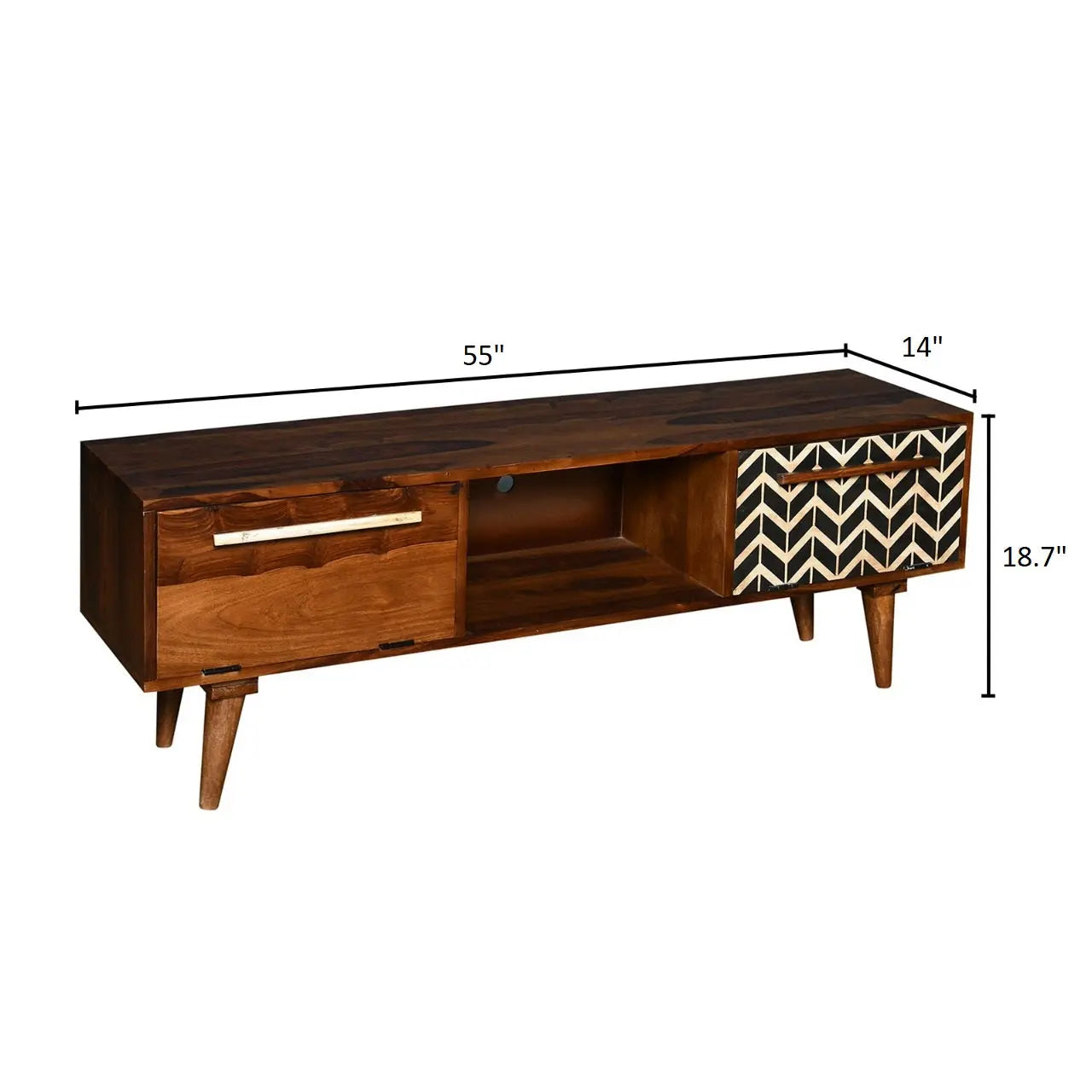 Solid Wood TV Unit online