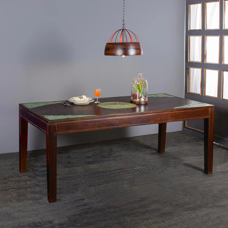 Raidon Solid Wood Six Seater Dining Table