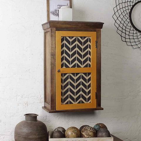 Alba Solid Wood Vintage yellow