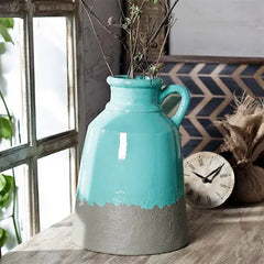 Opium Half Glossy Sky Vase
