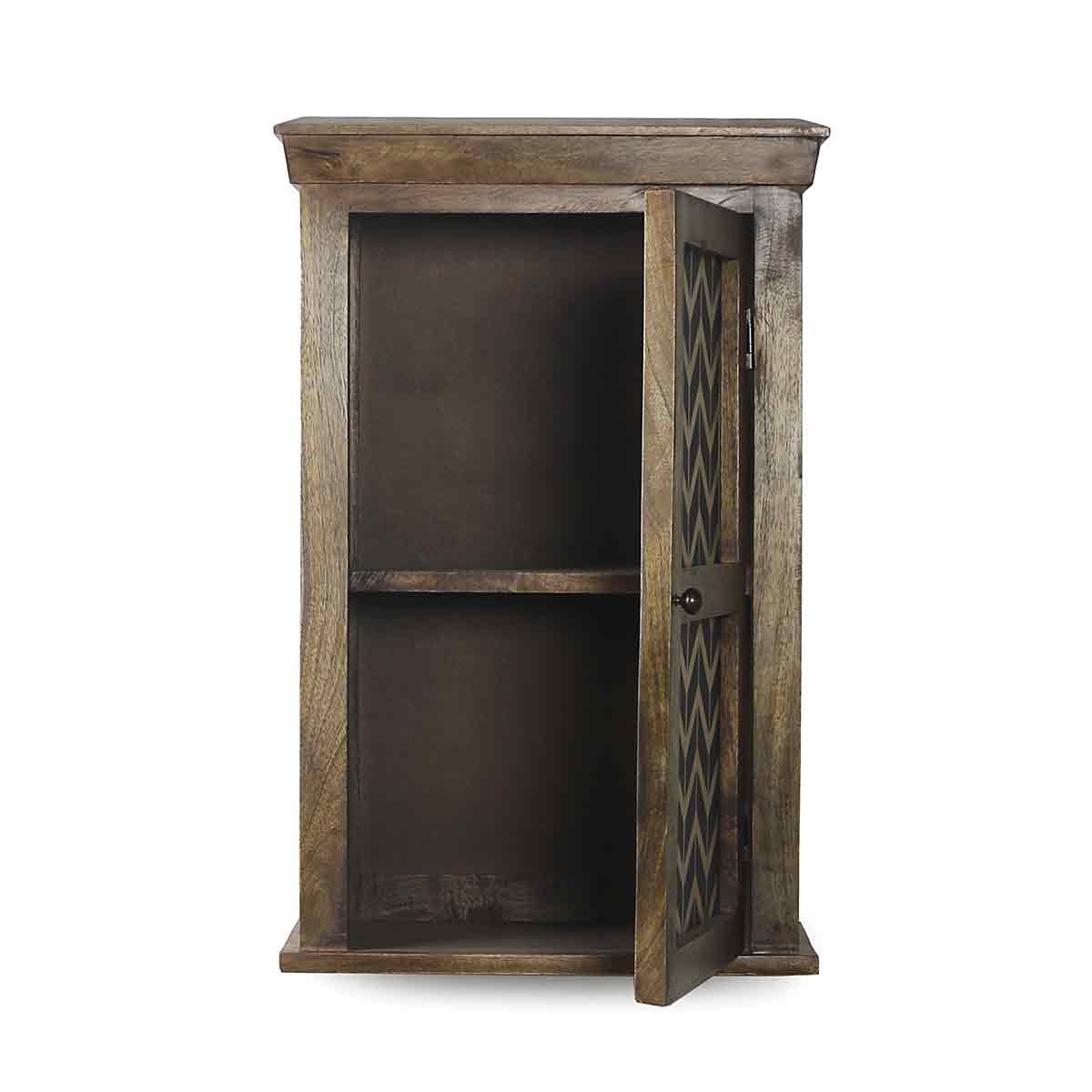 Alba Solid Wood Hand Painted Wall Shelve 3