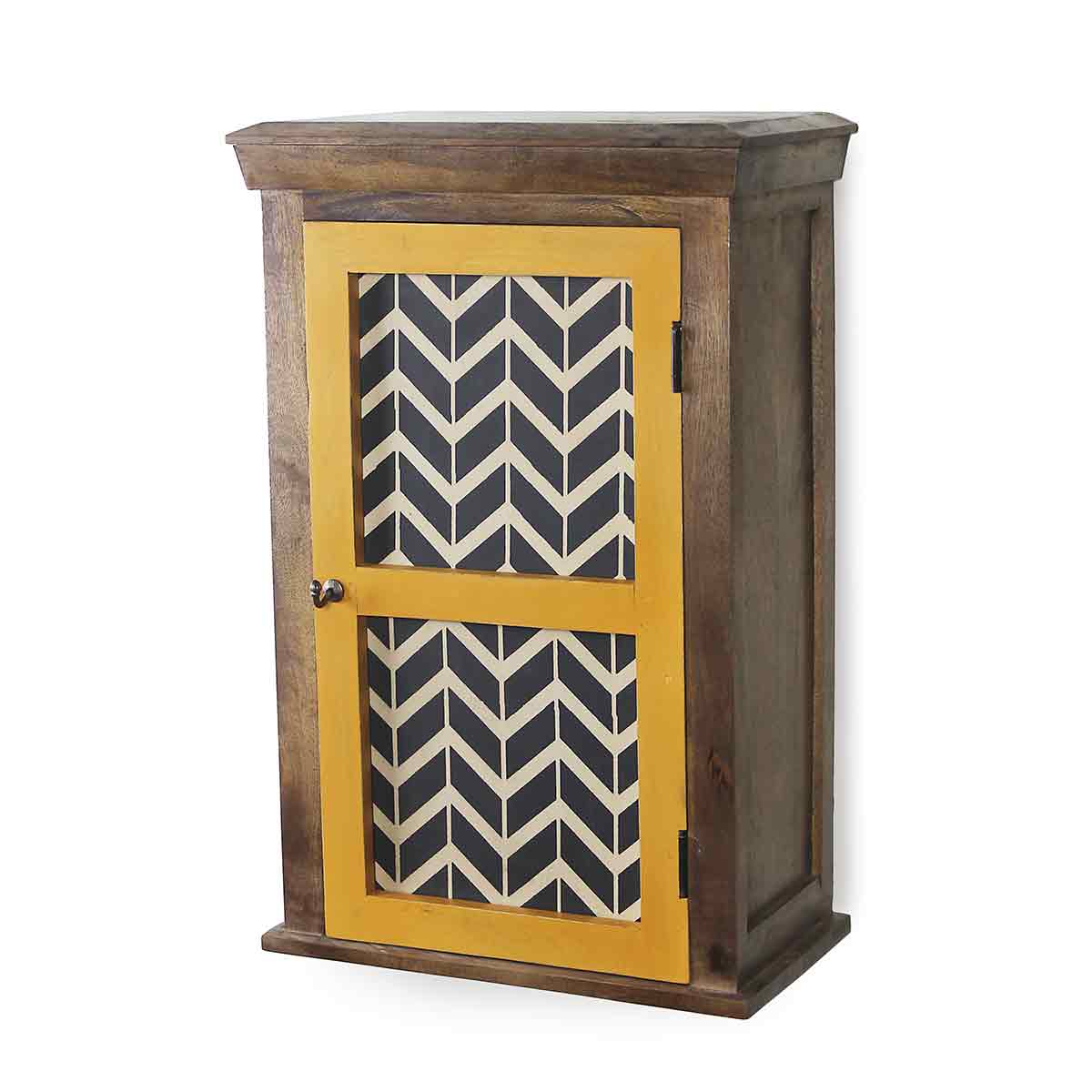 Wooden shelves