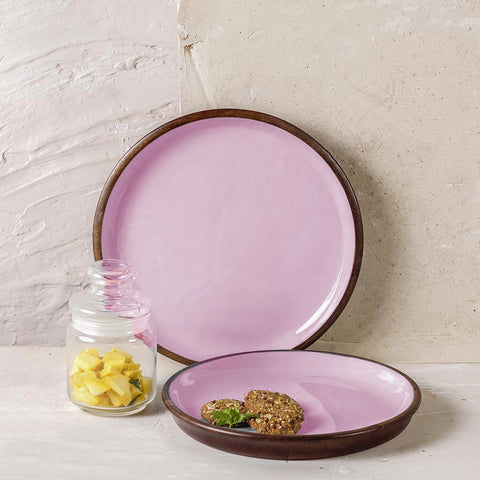 Strawberry Pink Wooden Plates online