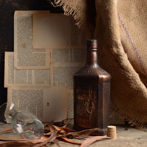 Buy Antique Copper Decorative Bottle online
