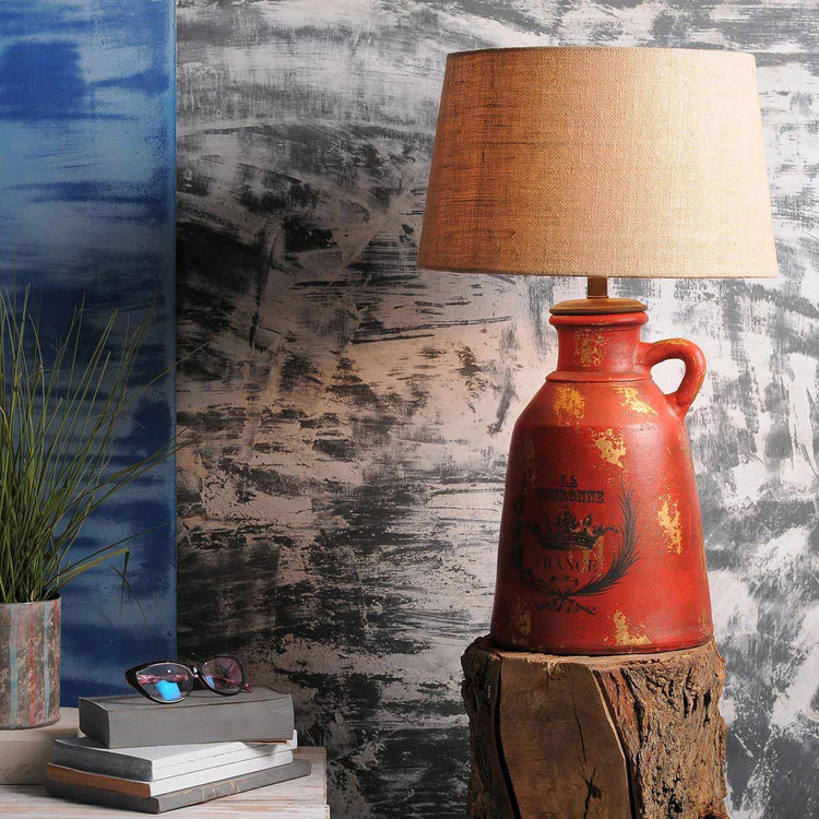 Anso Red Table Lamp