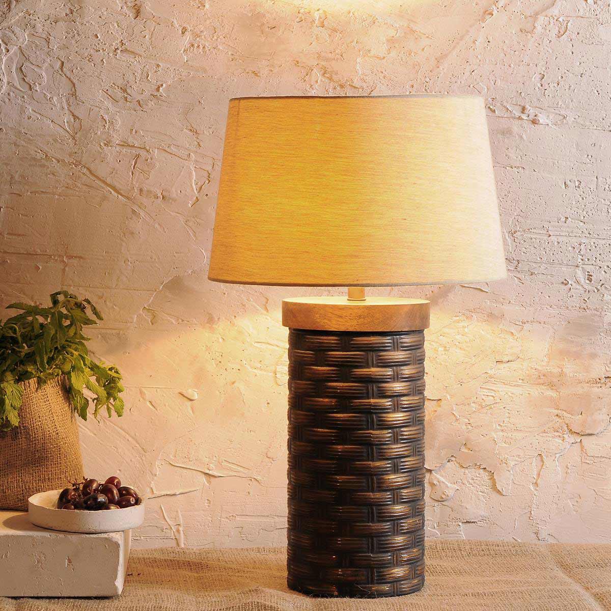 Buy Adelmo Vintage Glass Table Lamp