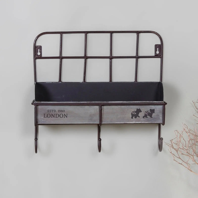 Retro Bear Kitchen Wall Shelf