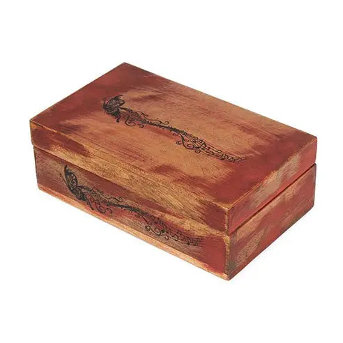 Wooden storage boxes