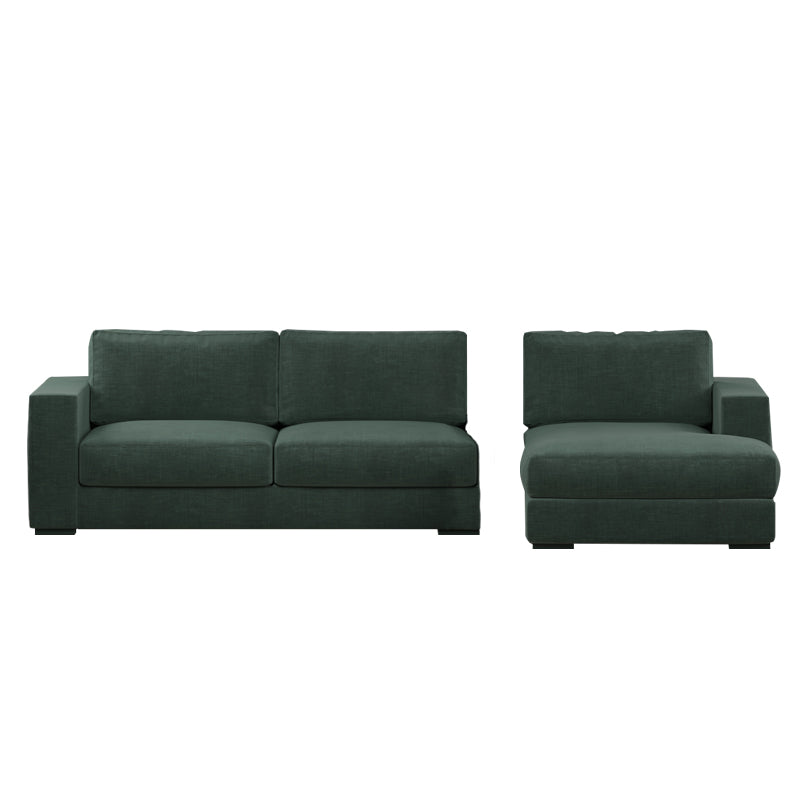 Claire Upholstered Sofa With Chaise Sectional