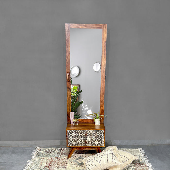 Felice Solid Wood Dressing Table - Fabuliv